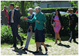 Hestebedg�rd - Dronning Margrethe II's bes�g 3. juni 2013. Foto: Aase Ballisager